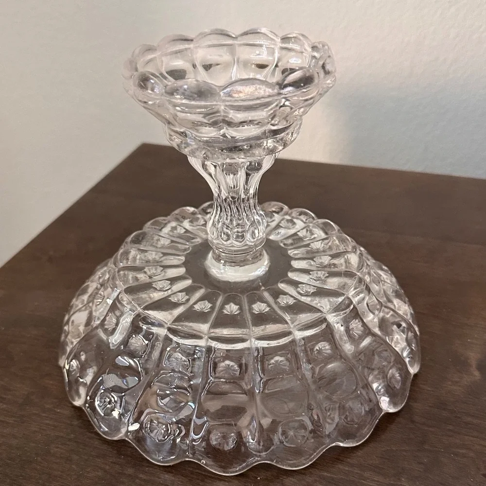 c1880's Huge‎ EAPG Priscilla by Dalzell, Gillmore and Leighton Glass Centerpiece